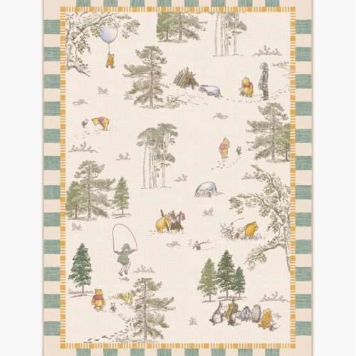 Winnie the Pooh Storybook Grove Multicolor Rug | Ruggable US