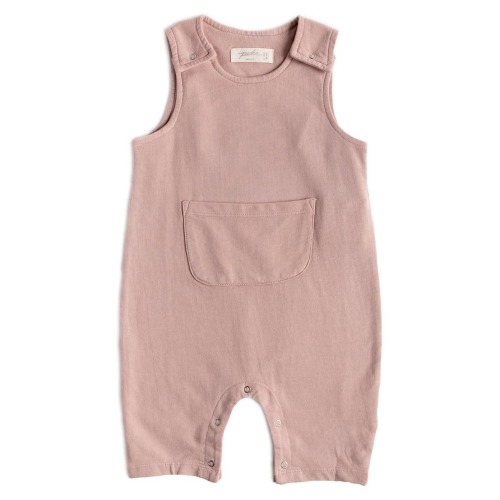 Organic Cotton French Terry Overalls, 0-3M