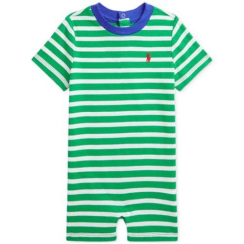 Baby Boys Cotton Striped One-Piece