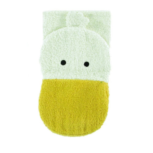 Organic Cotton Wash Mitt Puppets - Duck