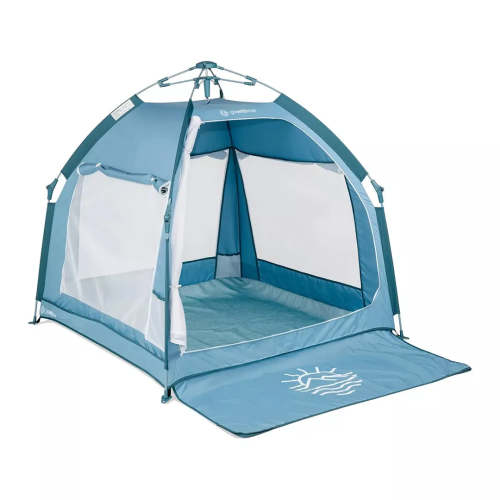Go With Me Deluxe Playard Villa Tent - Blue Wave