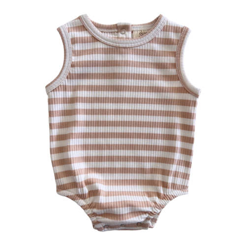 Tan Stripe / Organic Ribbed Dune Bubble