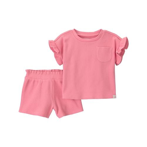 little planet by carter's unisex-baby 2-piece Shorts Set Made With Organic Cotton