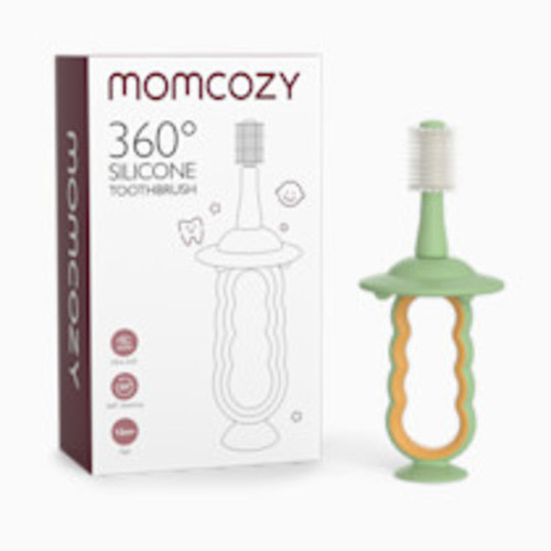 Momcozy Momcozy 360 Silicone Baby Toothbrush, Toddler Toothbrush - Green