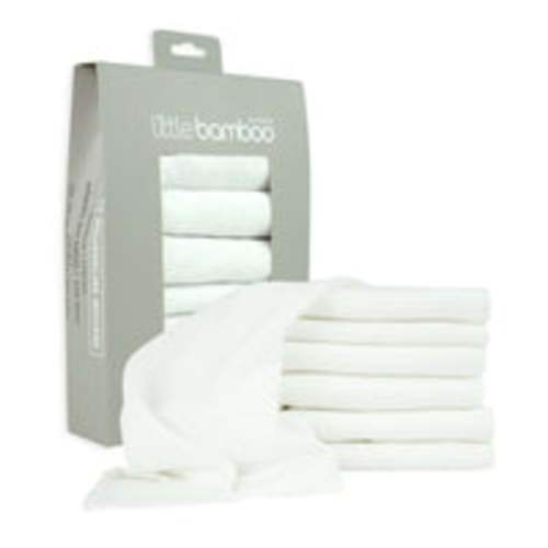 Little Bamboo Muslin Washers 6pk