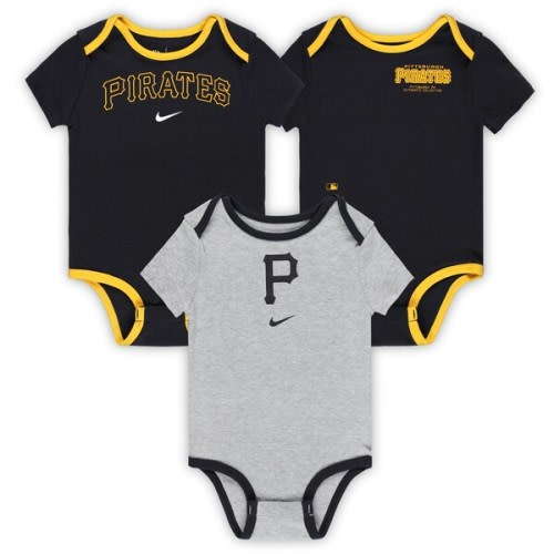 Pittsburgh Pirates Nike Newborn & Infant Three-Pack Bodysuit Set