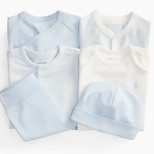 Polo Ralph Lauren Baby Boy's Cotton 6-Piece Gift Set