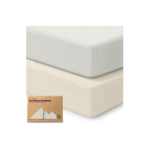 2-Pack Lyra Muslin Crib Sheets