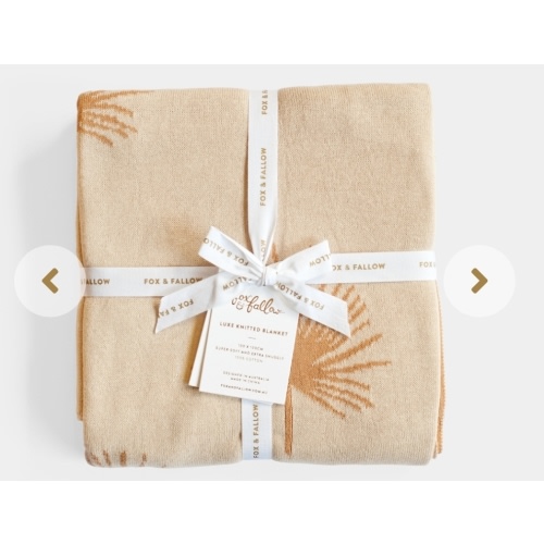 Palmetto Reversible Blanket– Fox & Fallow