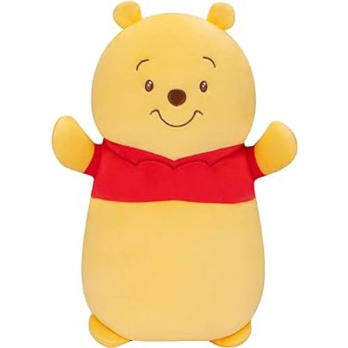 Squishmallows Disney Original 10-Inch Winnie The Pooh HugMees - Medium-Sized Ultrasoft Official Jazwares Plush
