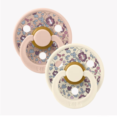 BIBS x LIBERTY Colour Pacifiers 2 Pack Eloise - Blush Mix – Bibsworld store US
