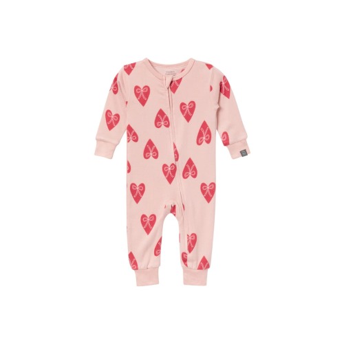 Baby & Toddler Girls Pink Hearts Footless Pajamas