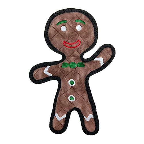TUFFY® Gingerbread Man Dog Toy