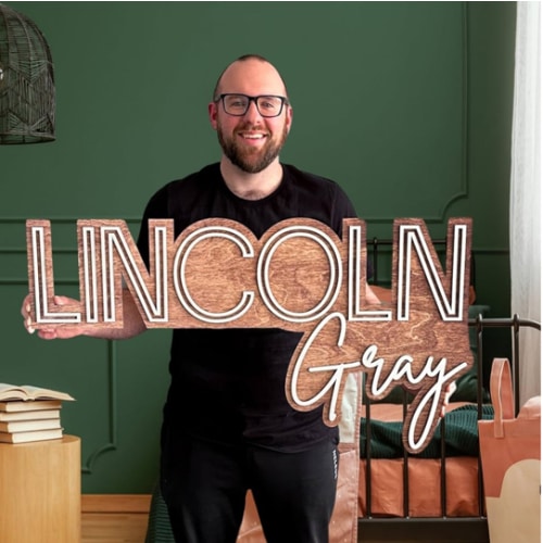 Baby Name Sign - Custom Wood Name Sign - Baby Name Signs for Nursery - Family Name Sign - Name Signs For Kids Room - Personalized Wood Nursery Decor - Wood Name Cutout