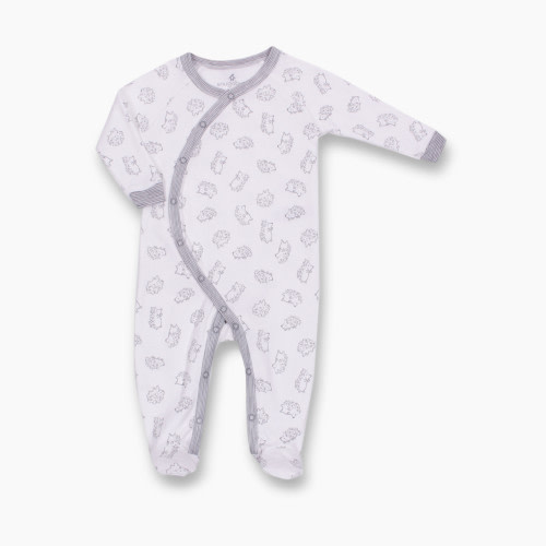 Snugabye Wrap Front Sleeper - Blue, 0-3M