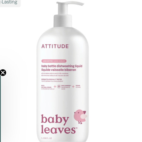 Baby Dish Soap for Baby Bottle I unscented