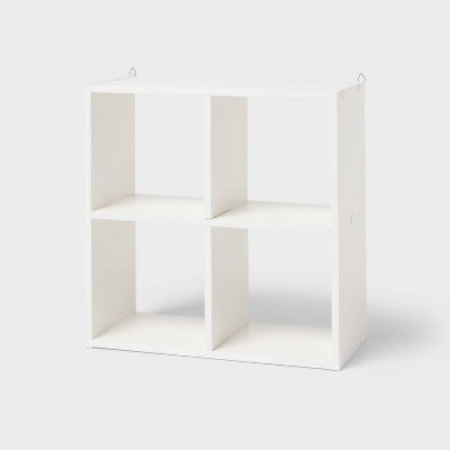 6" 4 Cube Mini Organizer White - Brightroom™