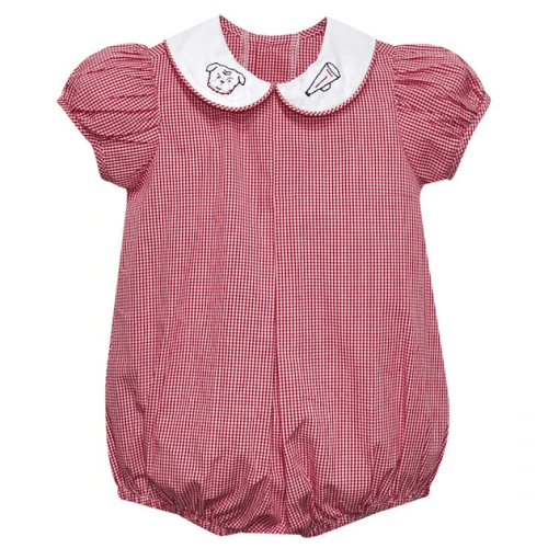 Bulldog Red/ Black Girl Bubble | The Little Lane Shop
