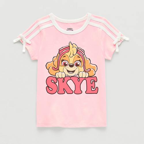 Grayson Little Toddler Girls Crew Neck Short Sleeve Relaxed Fit Paw Patrol Graphic T-Shirt, Color: Pink - JCPenney