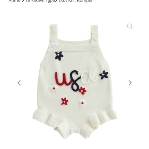 USA Knit Romper