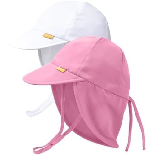 FURTALK Baby Sun Hat UV UPF 50 with Flap Ray Protection Toddler Infant Beach Hats for Boys Girls