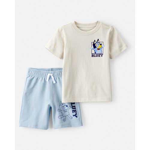 Toddler Boy 2-Piece Bluey Outfit Set - Ivory/Blue - Carter's | Carter's