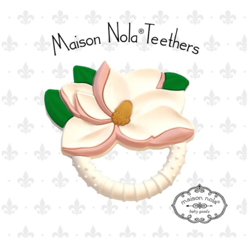 Magnolia Flower Silicone Teethers