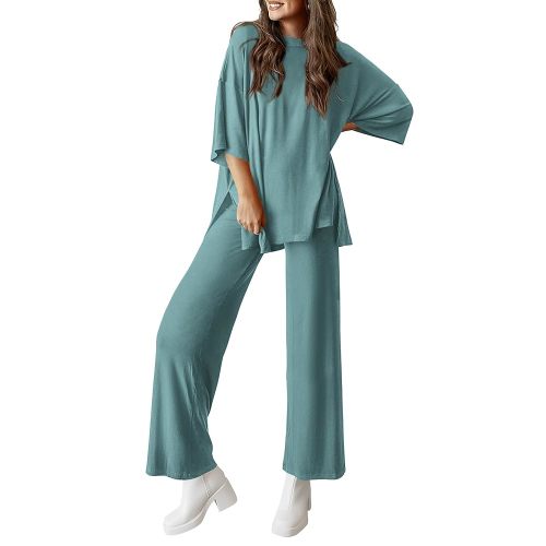 PRETTYGARDEN Two Piece Sets For Women Summer Fashion Lounge Matching Set 2025 Travel Vacation Airport Outfits Clothing
