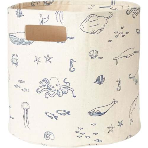Life Aquatic Storage Bin, Marine - Pehr | Maisonette