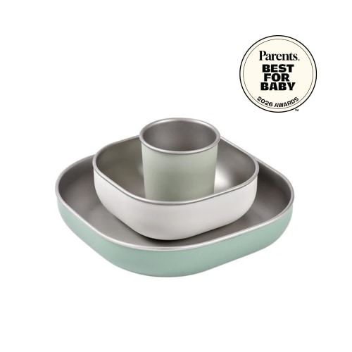 Stainless Steel Microwave-Safe Meal Set