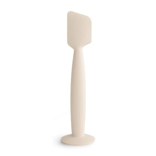 mushie Diaper Cream Applicator Soft Silicone with Suction Base (Shifting Sand)