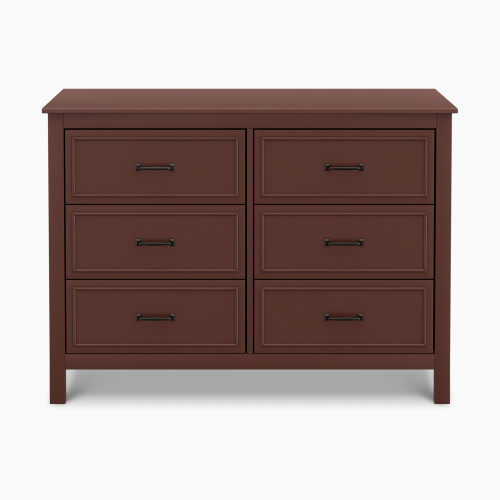 daVinci Charlie 6-Drawer Double Dresser - Crimson