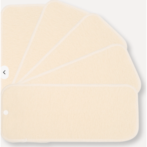 4 Layer Hemp Insert 5 Pack with Snaps