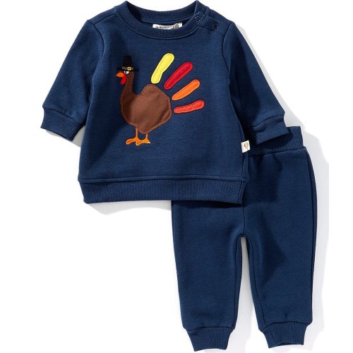 Adventurewear 360 Baby Boys Long Sleeve Turkey Top & Pants Set