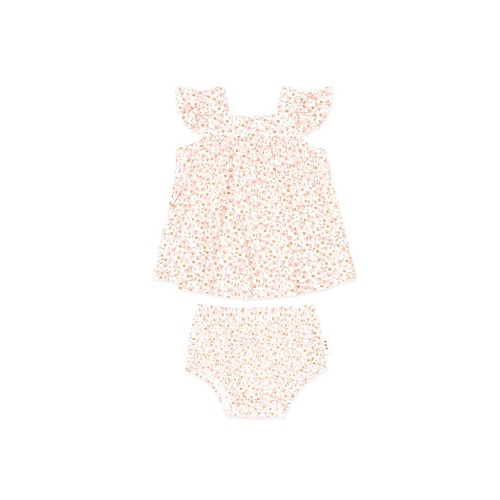 Ditsy Floral 2Pc Top And Bloomer Set