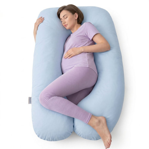 Latitude Run® Pregnancy Pillows For Sleeping, Cooling U Shaped Body Pillow, Maternity Pillow For Pregnant With Silky Soft Cover, Pink & Reviews | Wayfair