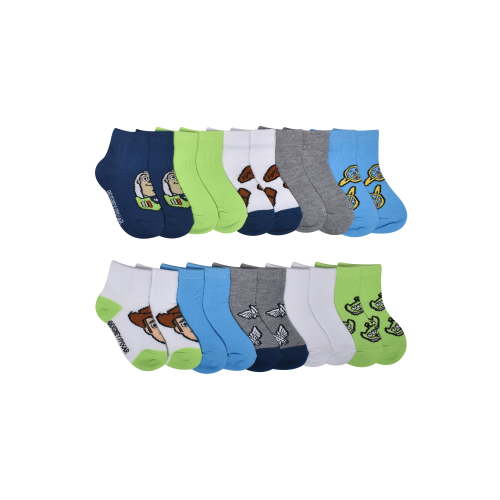 Character Toddler Ankle Socks, 10-pack, Sizes 12M- 5T