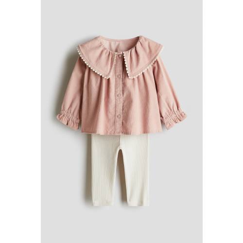 2-PIECE BLOUSE AND LEGGINGS SET