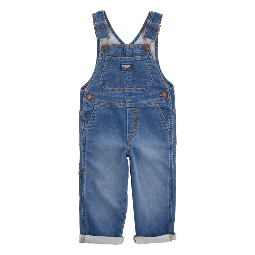 Toddler Stretch Denim Overalls - Medium Wash - OshKosh B'gosh | Carter's