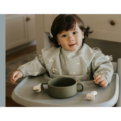 Bavette à manches longues imperméable avec poche | 6-24 mois
