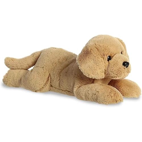 Aurora® Adorable Grand Flopsie™ Goldie Retriever Stuffed Animal - Playful Ease - Timeless Companions - Gold 16.5 Inches