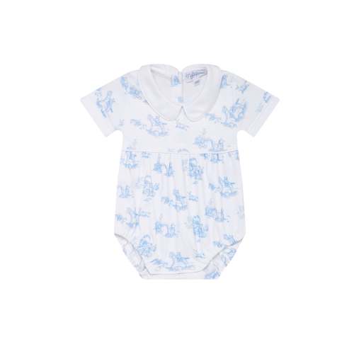 Nella Pima Blue Toile Baby Bubble