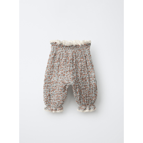 FLORAL LACE BLOOMER PANTS - Multicolored | ZARA United States