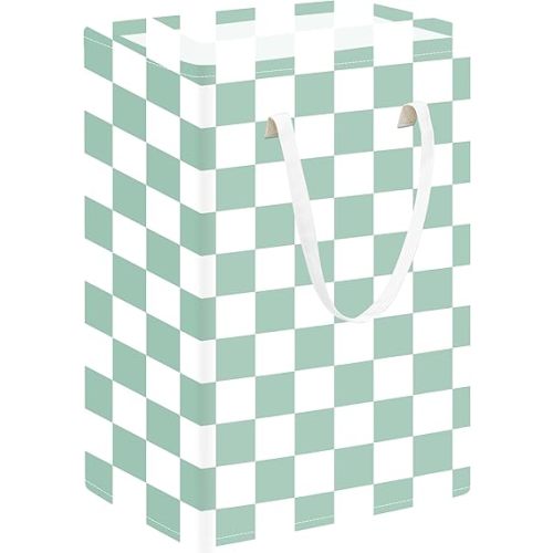 MAIZMZ Sage Green Foldable Laundry Basket 75L Kids Hamper Girls Storage Bins Waterproof Toys Organizer Large Canvas for Home/Dorm/Kitchen/Pet/Office/Closet/Shelf/Living Room Decor Gift Baskets
