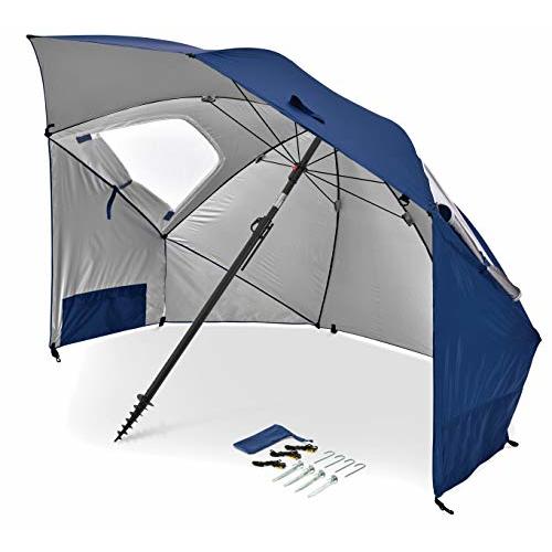 Sport-Brella Premiere UPF 50+ Umbrella Shelter for Sun and Rain Protection (8-Foot)