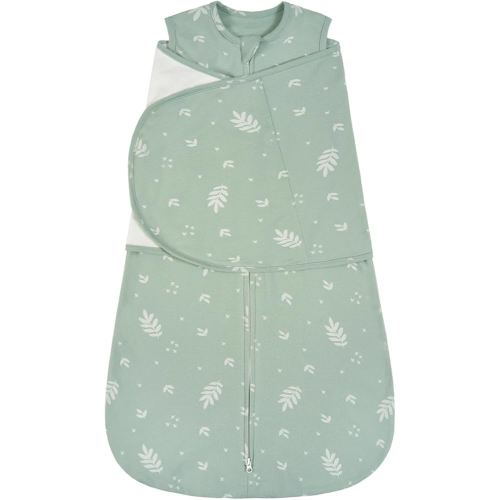 ZIGJOY Baby Swaddle Sleep Sack, 1.0 TOG Sleep Sack Swaddles for Newborns & infant 0-6 Months 100% Cotton Baby Wearable Blanket for Newborn Registry Essentials