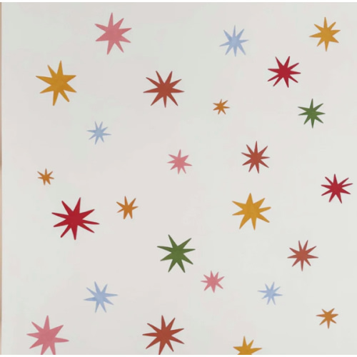 Colourful Stars / Fabric Wall Stickers
