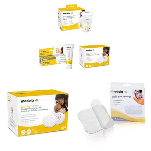 Medela Breast Milk Storage Bags, 100 Count, Ready to Use Breastmilk Bags for Breastfeeding, Self Standing Bag, Space Saving Flat Profile, Hygienically Pre-Sealed, 6 Ounce
