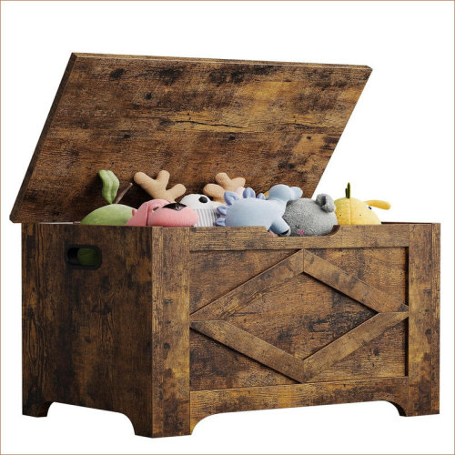 August Grove® 23.6" Storage Chest, Wooden Storage Bench with Safety Hinge, Easy Assembly, Large Toy Chest for Entryway, Living Room, Bedroom & Reviews | Wayfair