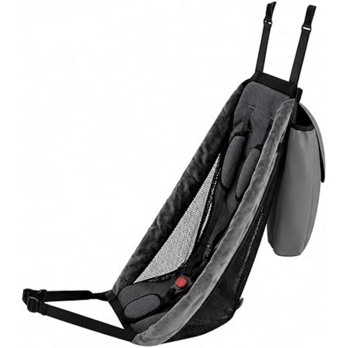 Detachable Seat Sling Accessory for Compatible Book-Fold Strollers, Foldable Mesh Add-On with Adjustable Straps, No-Tool Installation, Accessory Only